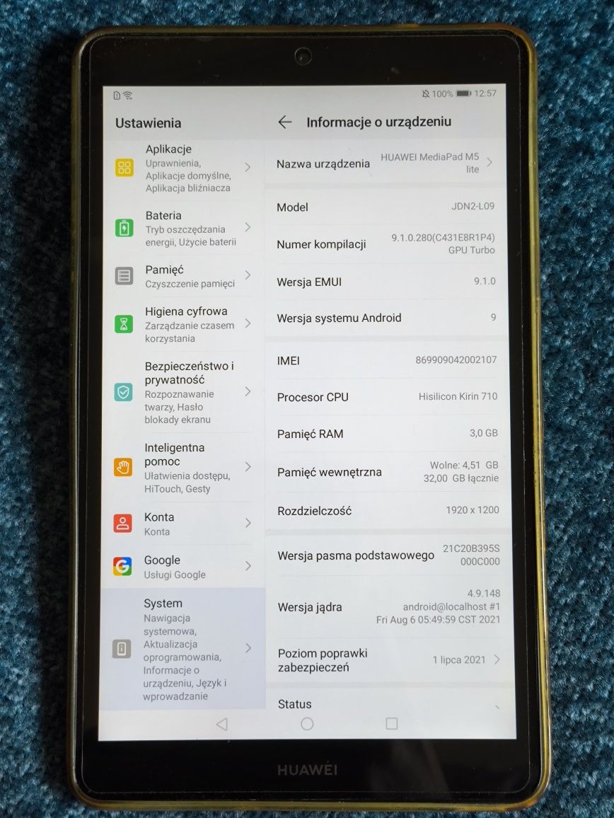 Tablet Huawei MediaPad M5 Lite 8 LTE DJI NEO Garmin Edge