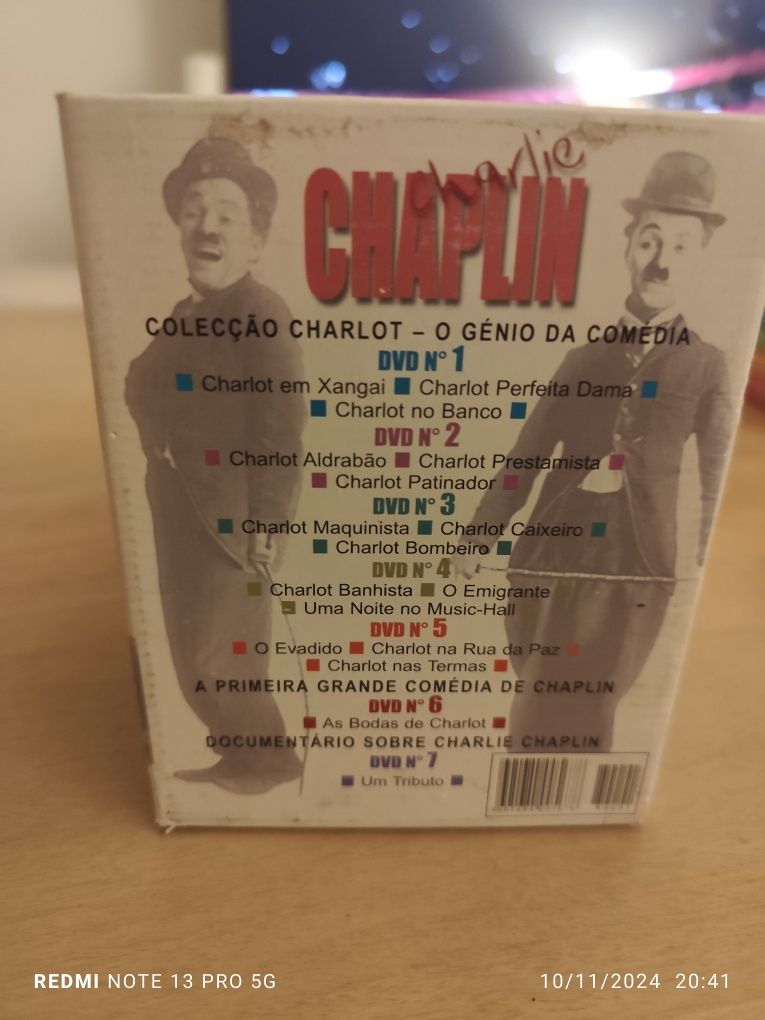 Coleção DVD Charlie Chaplin