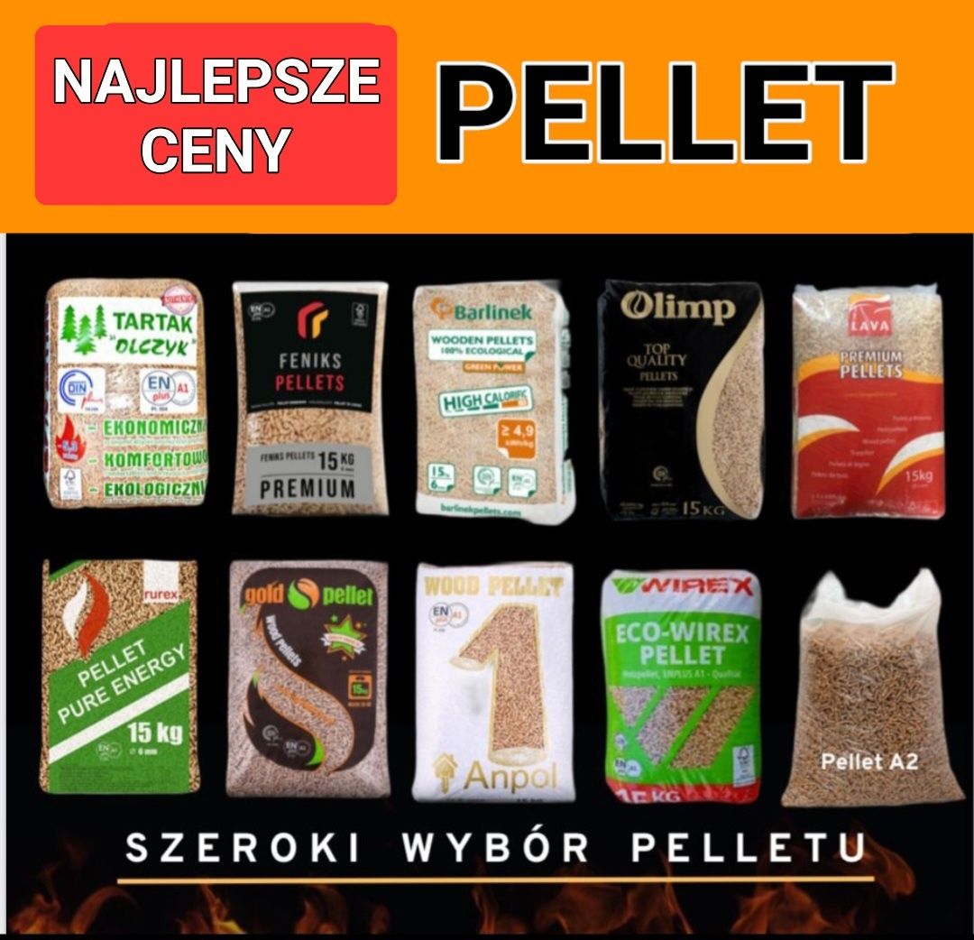 Pellet WIREX ENplus A1 również pelet Lava Feniks Olczyk Barlinek Olimp