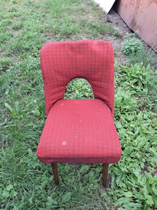Krzesła PRL. Muszelki 6 sztuk. Cena za komplet.