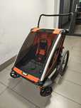 Thule Chariot cross 2 - dla 2ki dzieci (zest. biegowy i rowerowy w kpl