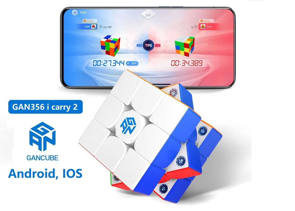 Професійний магнітний розумний Smart Кубик Рубіка GAN 356i Carry 2 UV