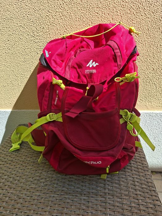 Mochila campismo Forcalz 40 teen da Decatlhon.
