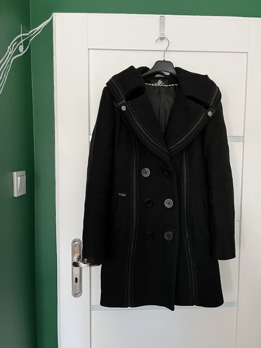 Płaszczyk Adrianno Damiani M - jesień zima płaszcz na pogrzeb