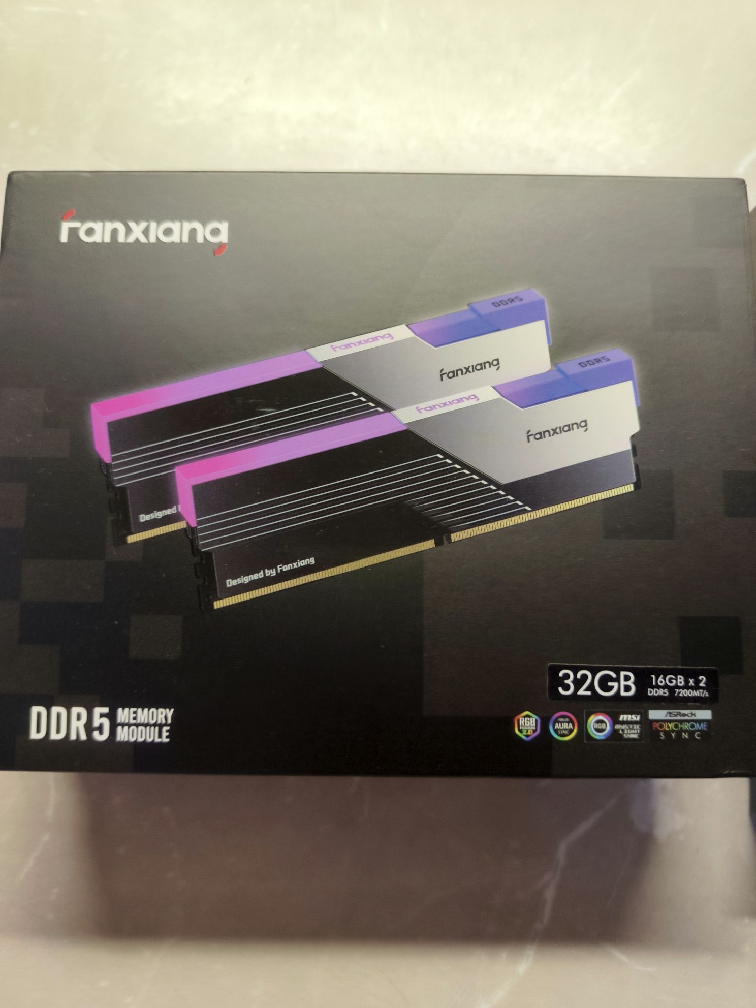 Fanxiang 32GB (2x16GB) DDR5 7200 MHz CL34 UD51 RGB