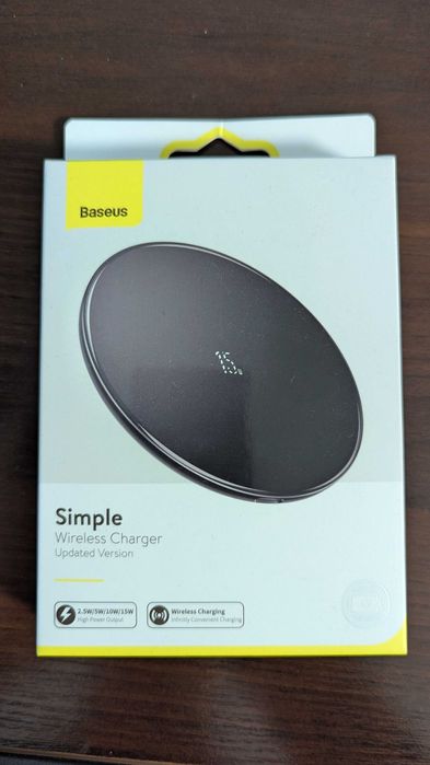 Baseus 15W Швидка Бездротова Зарядка