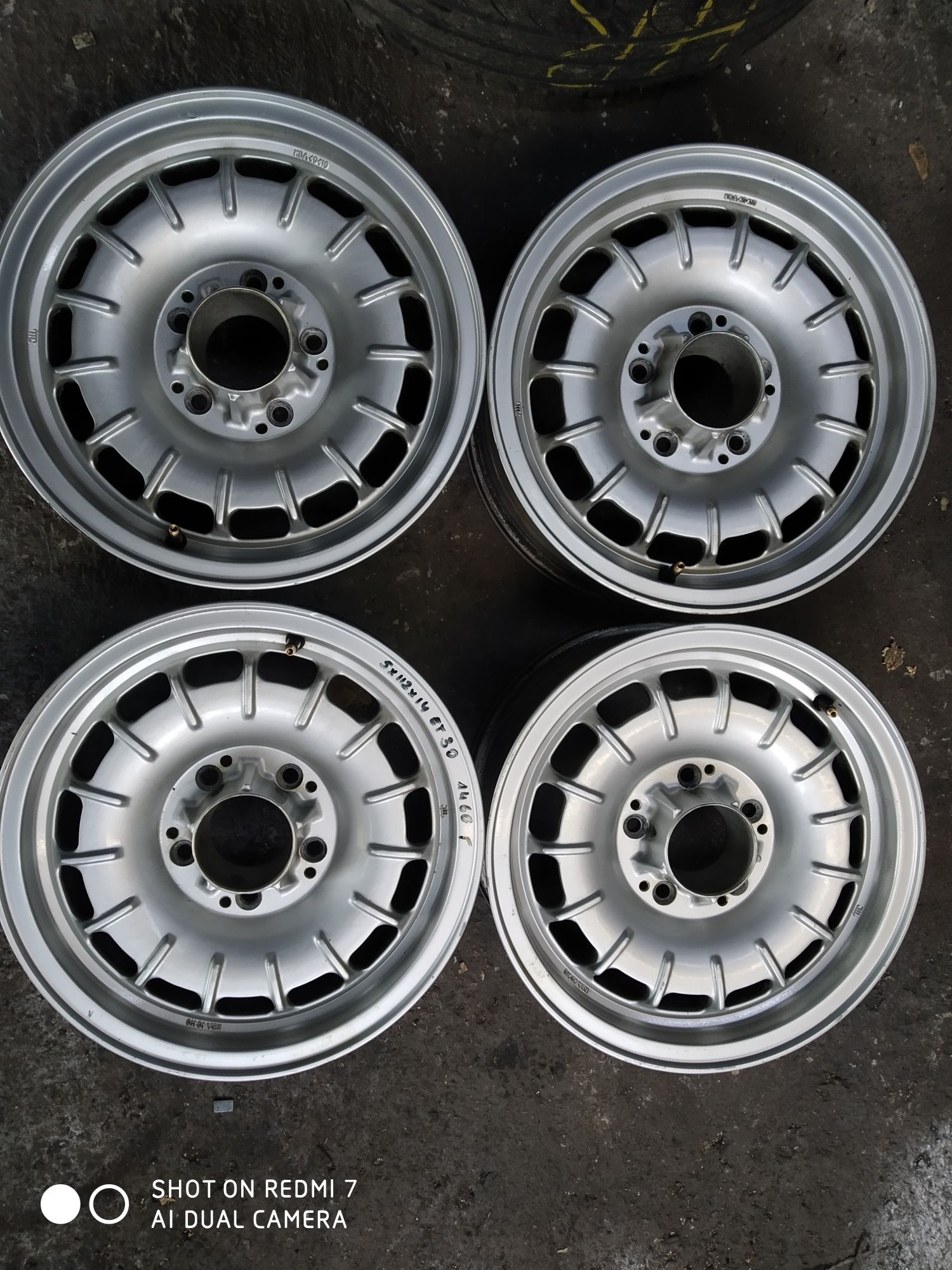 Felgi aluminiowe barok 5x112x14 et30 Mercedes oryginał