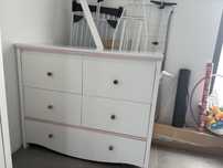 Komoda mia Agata meble 90x40x110  szafa mia 186x51x85