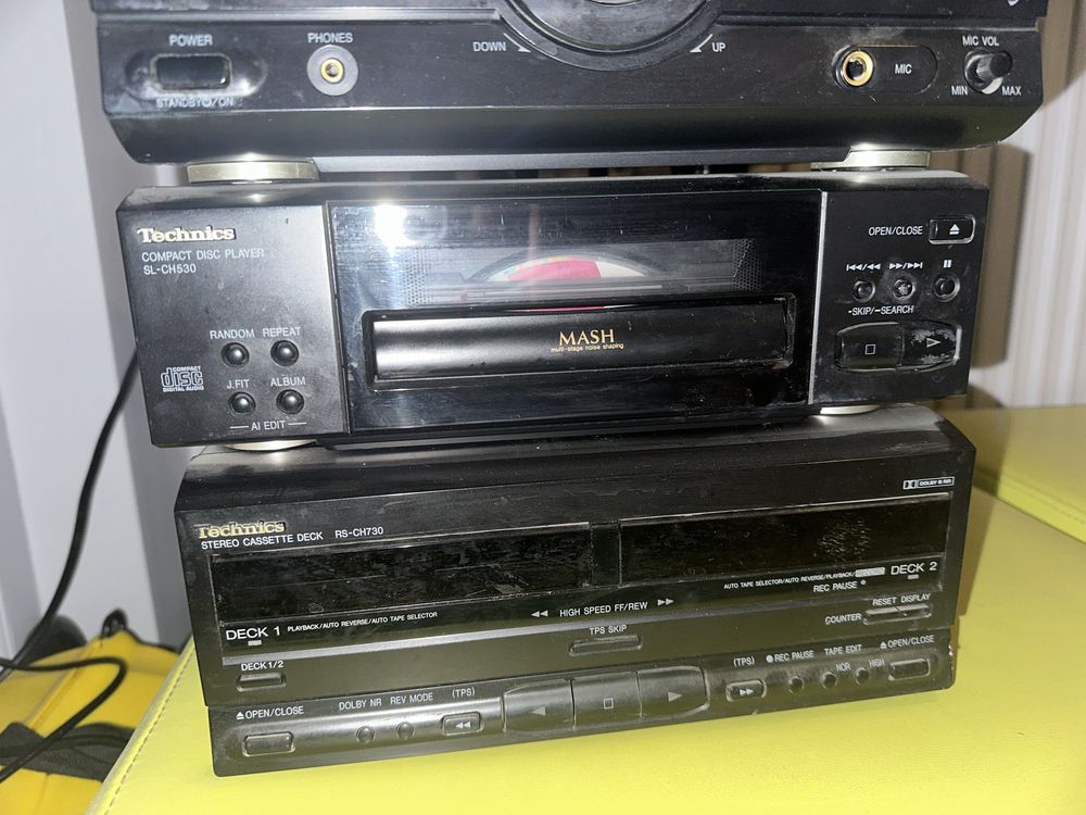 Wieża stereo technics oldschool sprawna