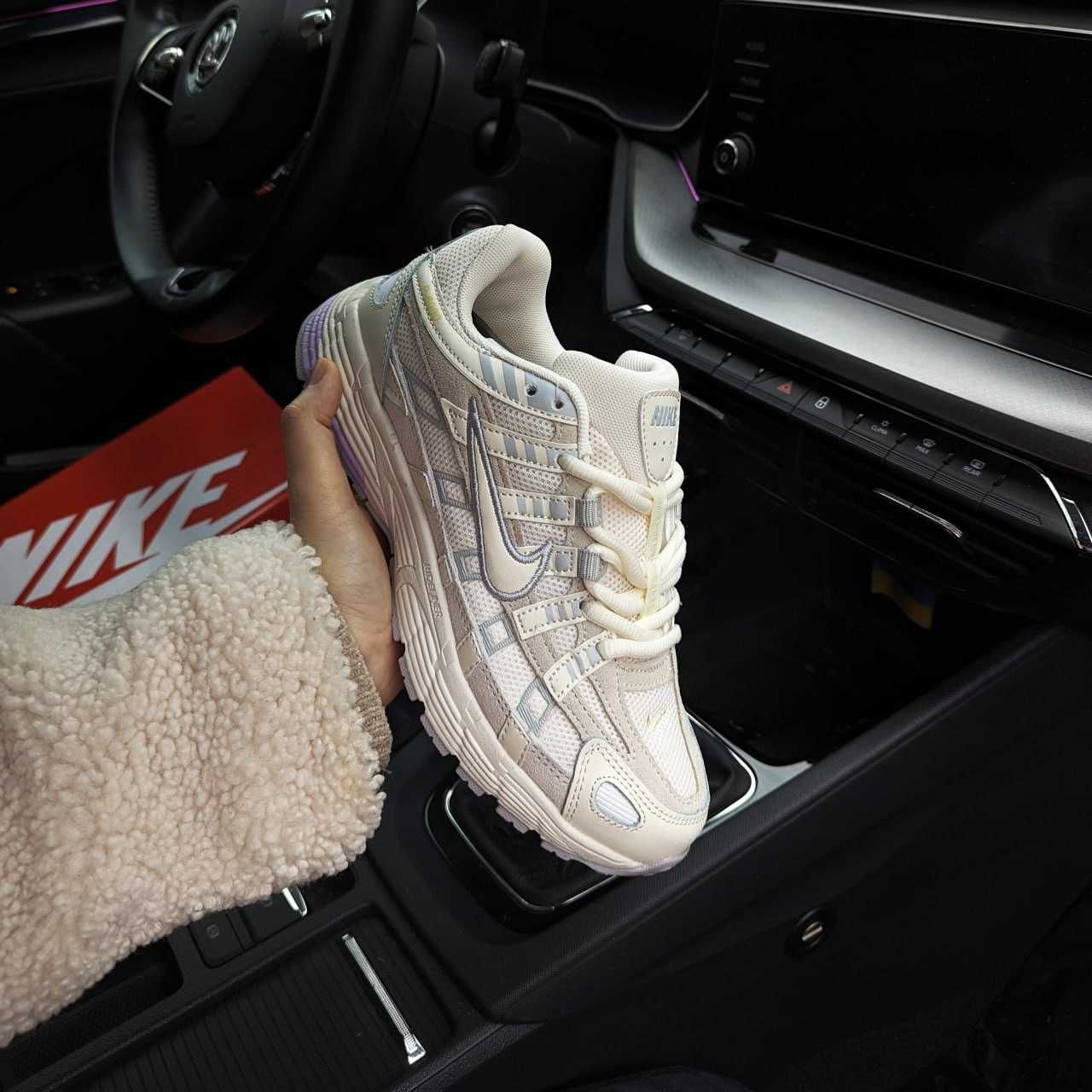 Жіночі кросівки Nike p-6000 beige бежеві