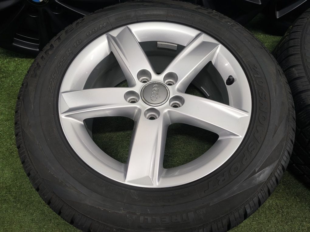 Koła 16" 5x112 et46 opony 225/55/16 Audi a4 b8 a4 b7 a4 b6 a6 c