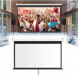 Profesjonalny ekran projekcyjny 200x112cm 16:9 90" FULL HD 4K