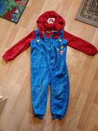 Onesie Super Mario, kombinezon, strój dziecięcy 110 m, 4-5 lat