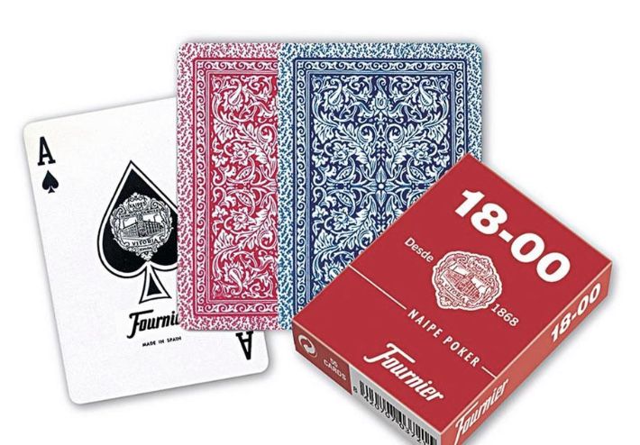 Baralho cartas de sueca ou poker fournier 18-00