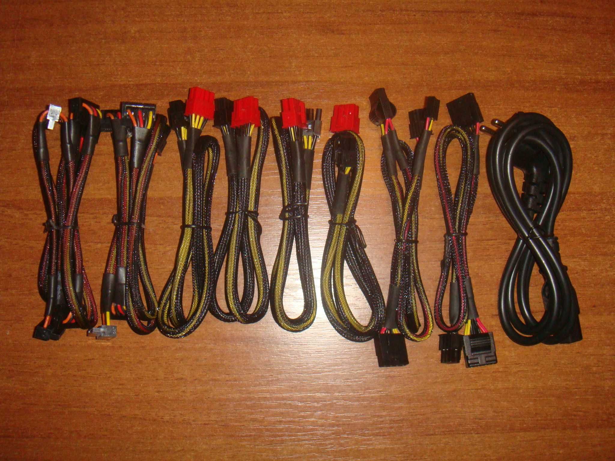 Модульные кабеля SATA .MOLEX .PCI-E .Chieftec, Corsair, Evga, Seasonic