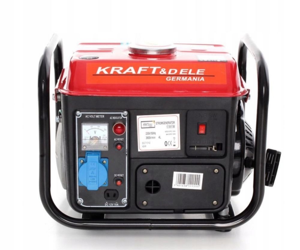 Agregat Generator Prądu Prądotwórczy Mocny 1200W 2Km