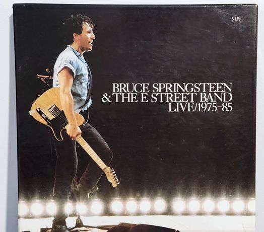 Coleção de 5LPs de Bruce Springsteen & The e Street Band Live 1975-85