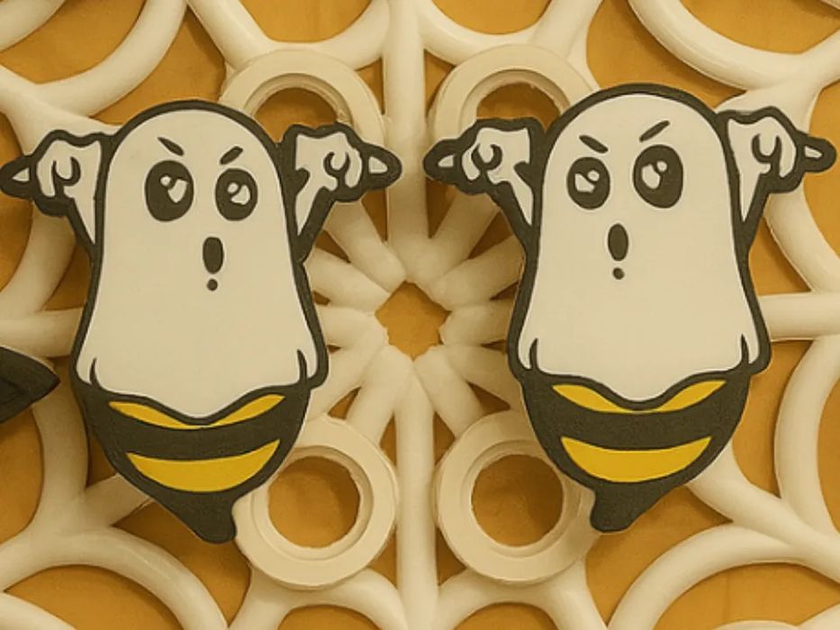 Decorações de Halloween 'Boo Bees' para Teia de Aranha