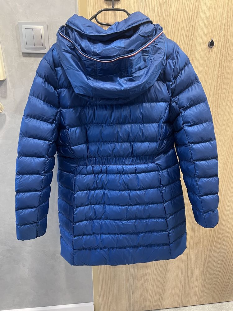 Nowy płaszcz Tommy Hilfiger XL niebieski granatowy damski 40 42 L