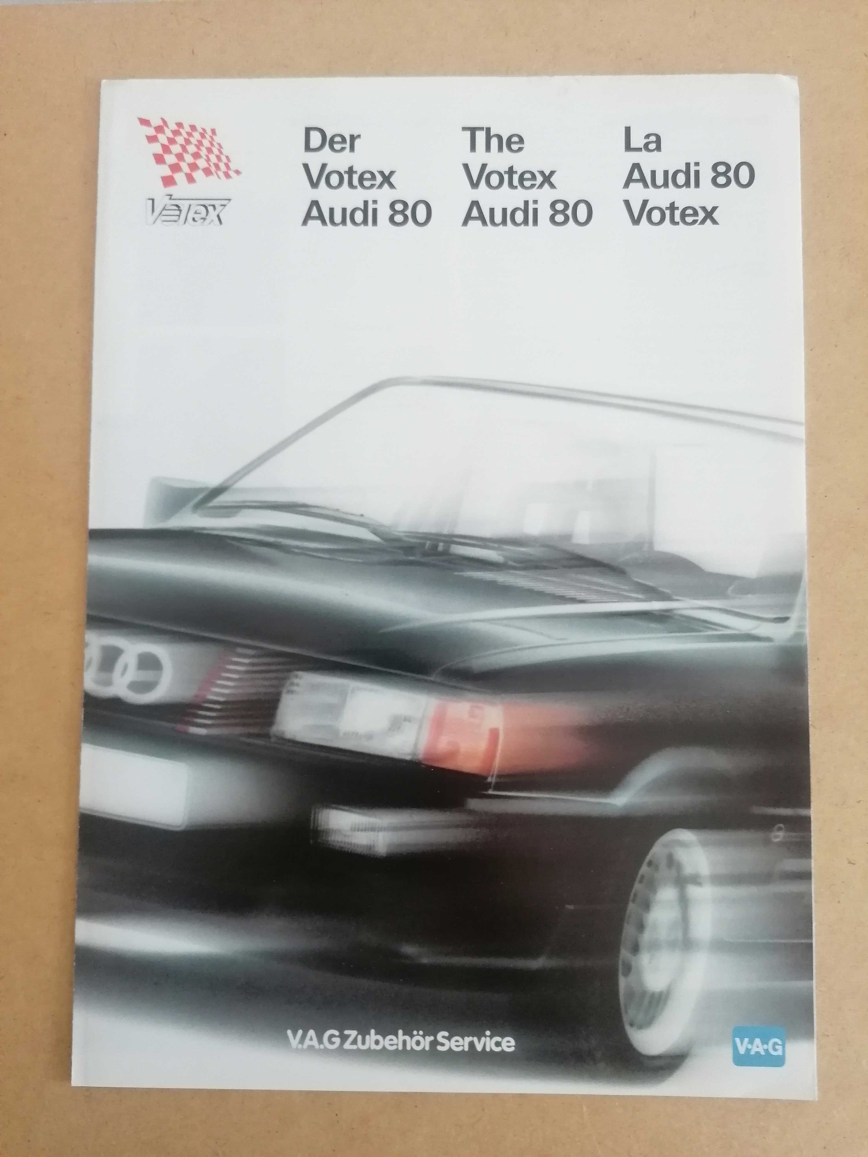 Prospekt Audi 80 B2 VOTEX