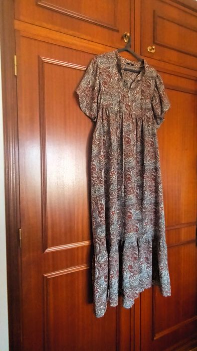 Vestido comprido da Pink