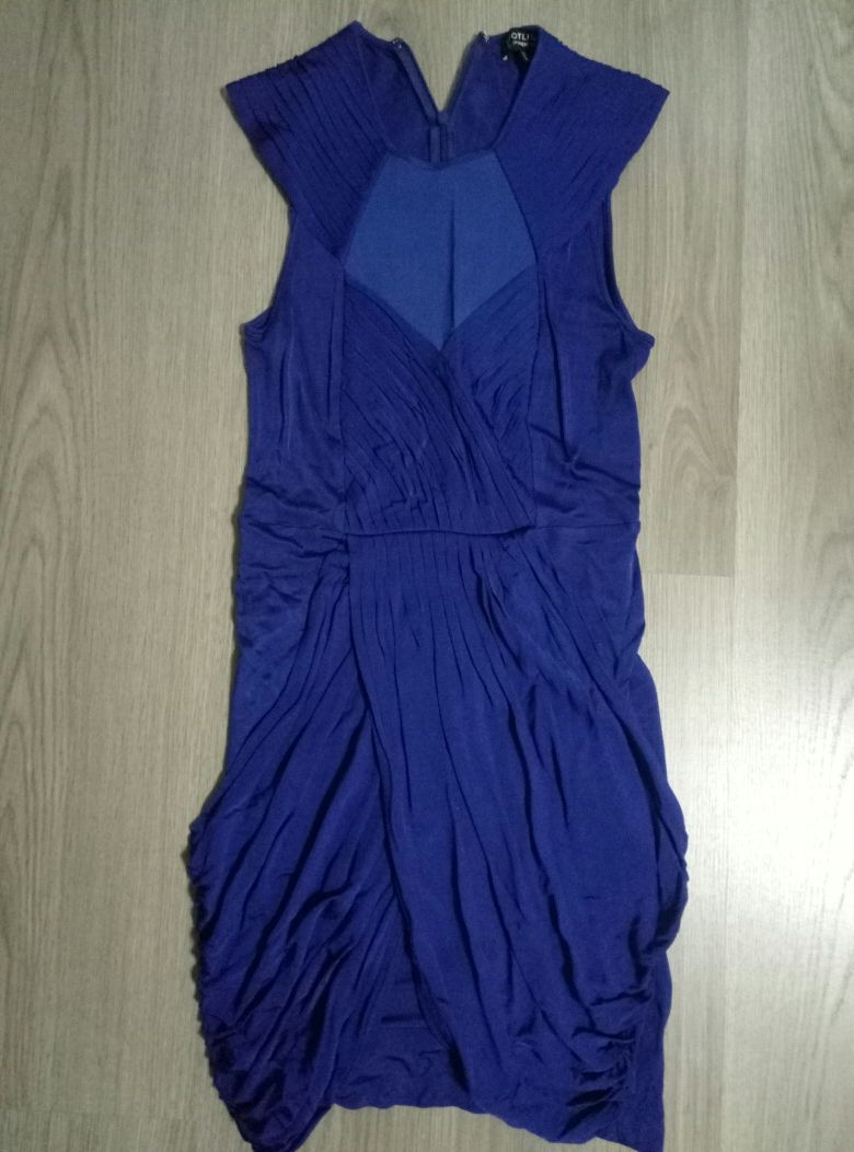 Синее стильное платье Warehouse, размер S