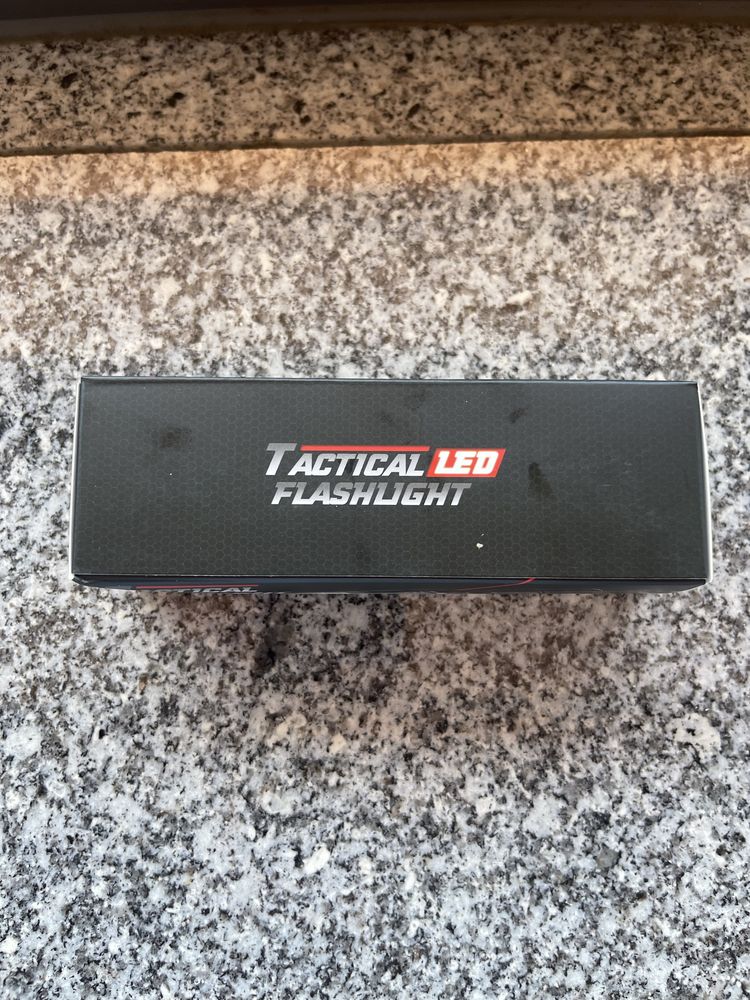 Lanternas flashlight tactical led super forte