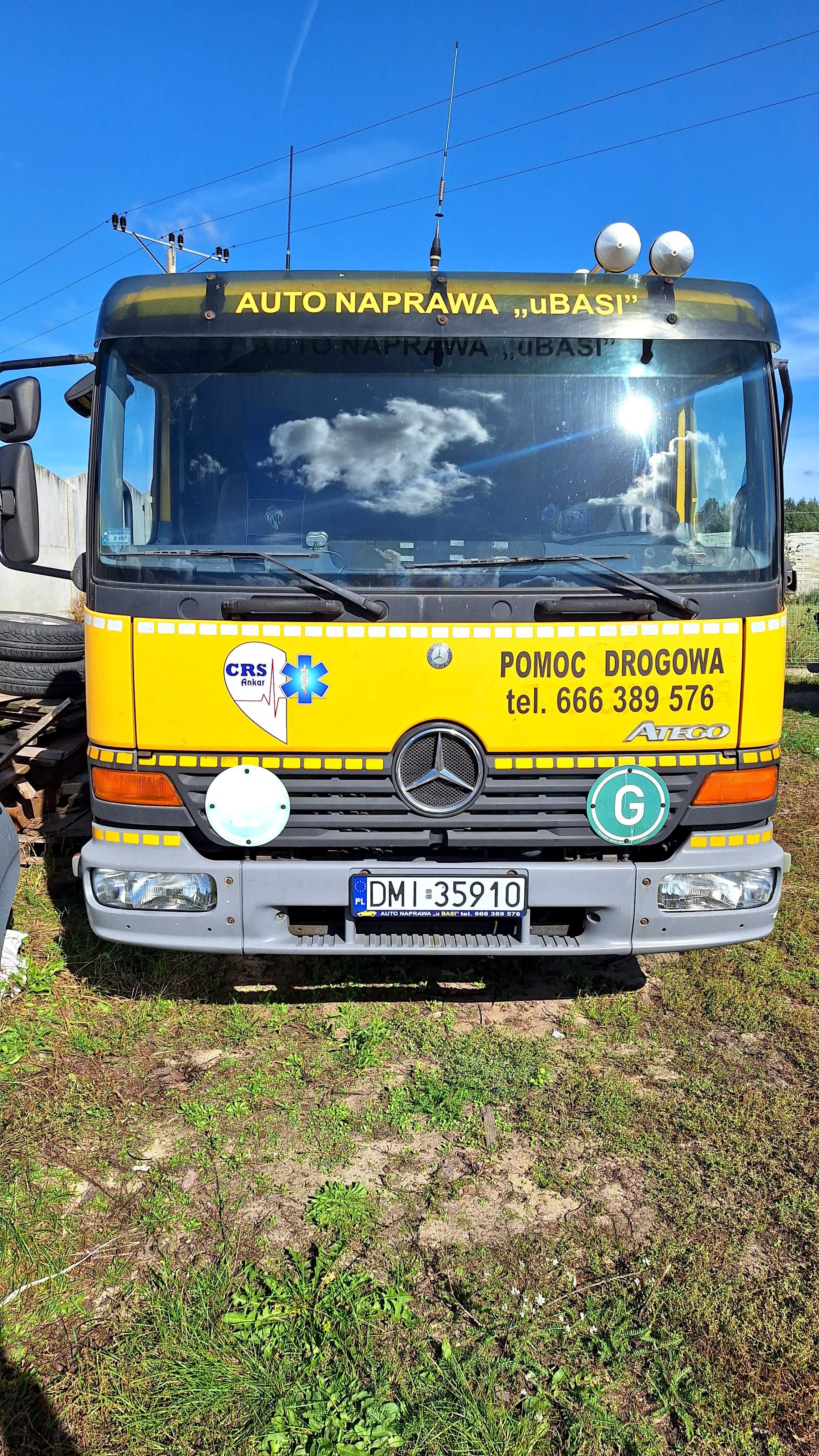 Mercedes atego pomoc drogowa auto specjalne