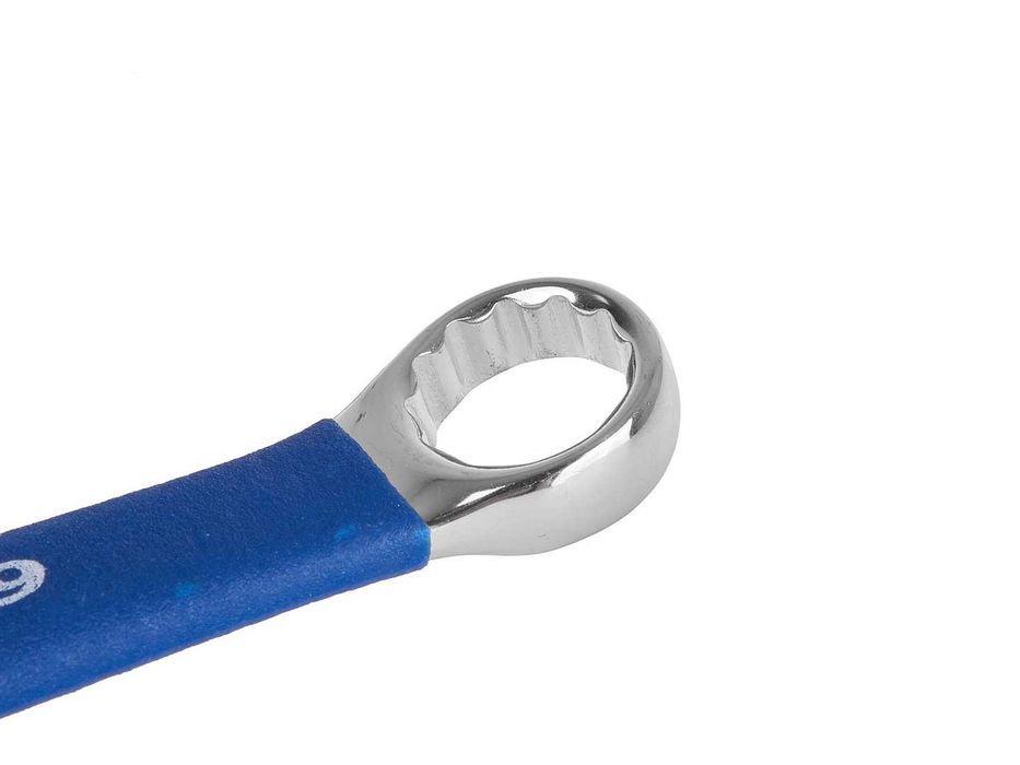 Klucze PŁASKO-OCZKOWE 12 EL 6-32mm polerowane UCHWYT antislip CRV 2505