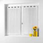 FIRANKI 2szt 60x120cm z pętelkami kuchenne Douceur d'Intérieur s863