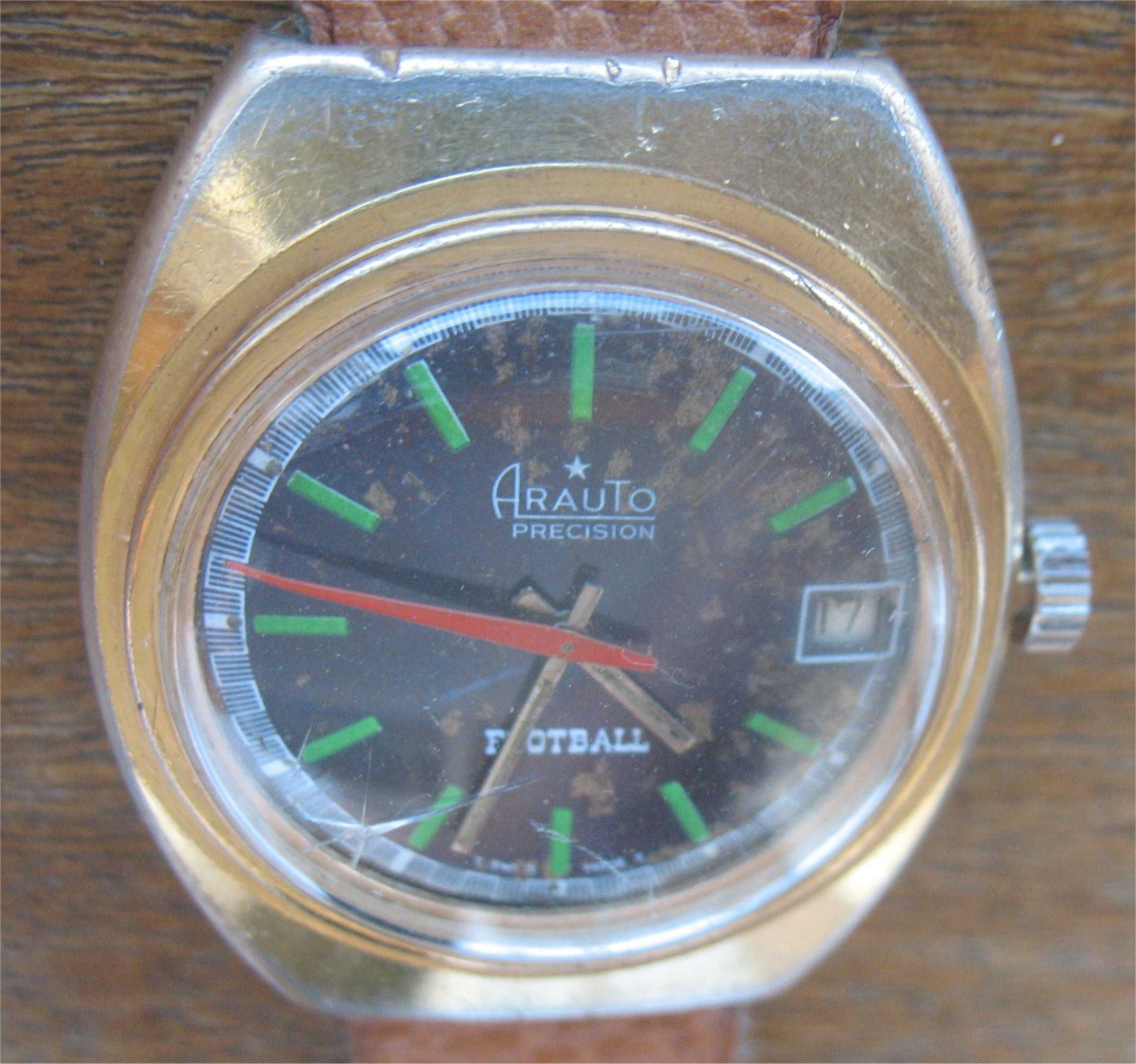 Relógio de Corda Vintage - Arauto - Precision - Football - Swiss Made