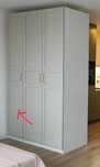Szafa Ikea Pax 50 x 60 x 236 jasnobeżowe fronty