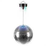 Ibiza - DISCO1-30/kula fasetowa 30 cm z podstawą z 18 diodami LED nowa