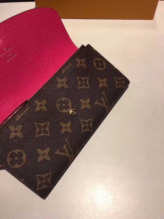 LV Louis Vuitton-Old Flower Tote Portfel Czerwona Klamra