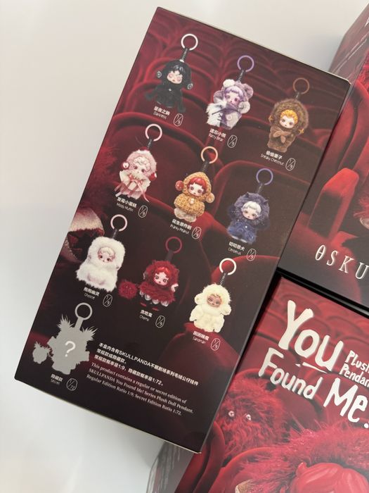 Колір на вибір Оригінал Skullpanda You Found Me labubu pop mart