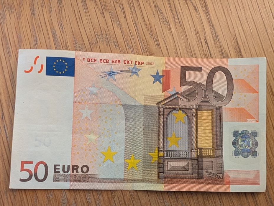 50 euro z 2002 roku, kolekcjonerskie, stan idealny