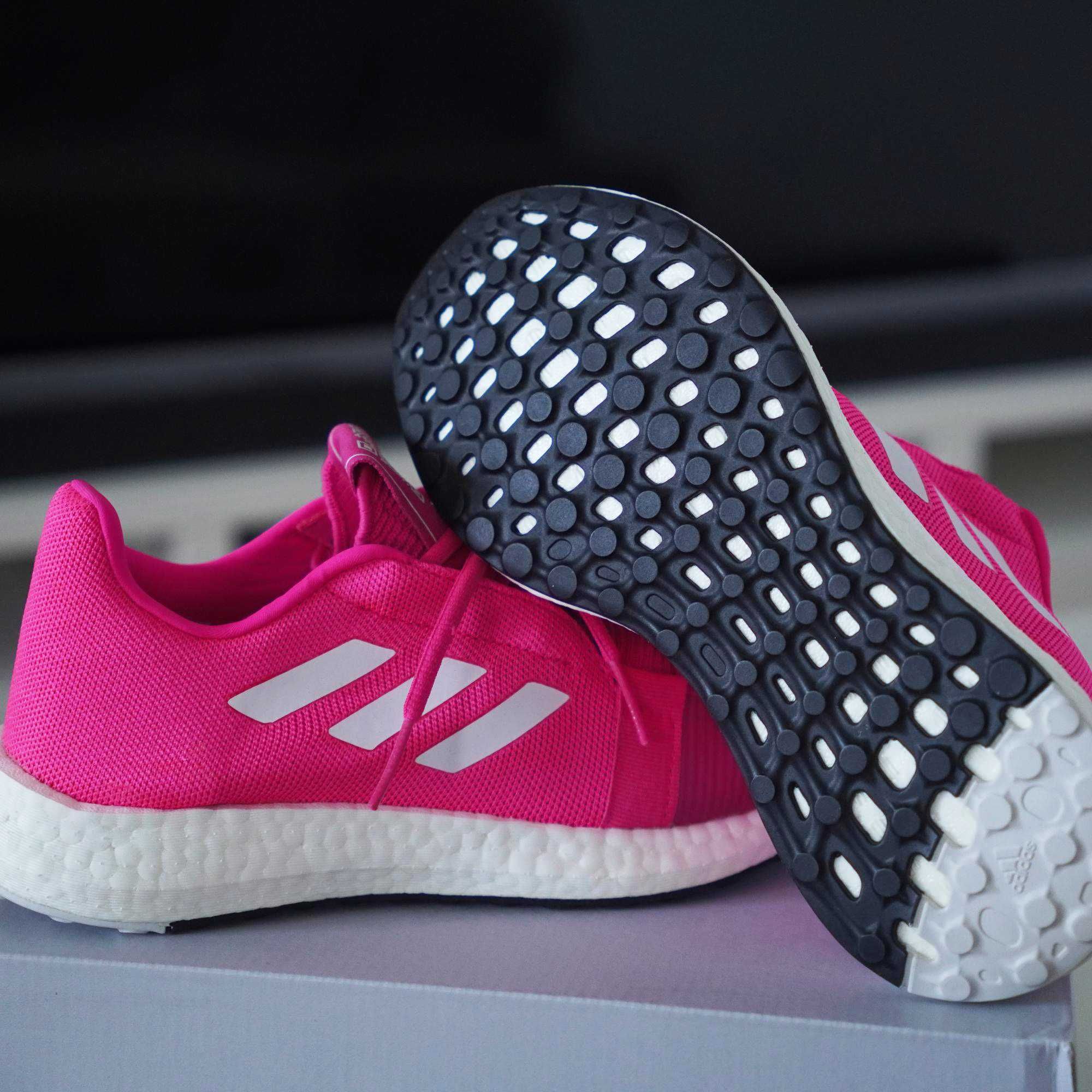 Buty Adidas Senseboost GO - różowe - r. 37.5 - oryginalne