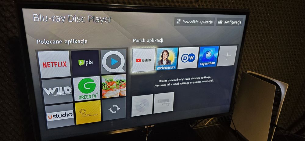 Telewizor Full HD LED Samsung UE40D6500 stan bdb + odtw. blu-ray Sony