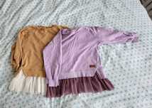 Bluzy z tiulem, 2 szt labambino 128/134