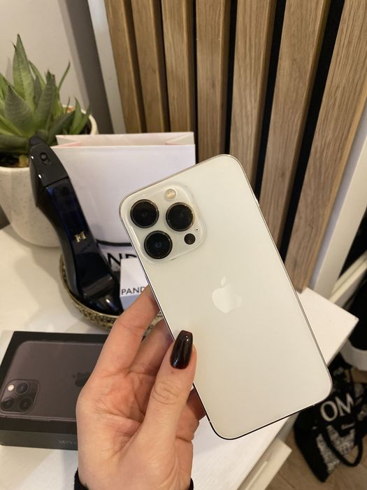 Apple Iphone 13 pro 128GB bialy, stan swietny! Odbior osobisty!