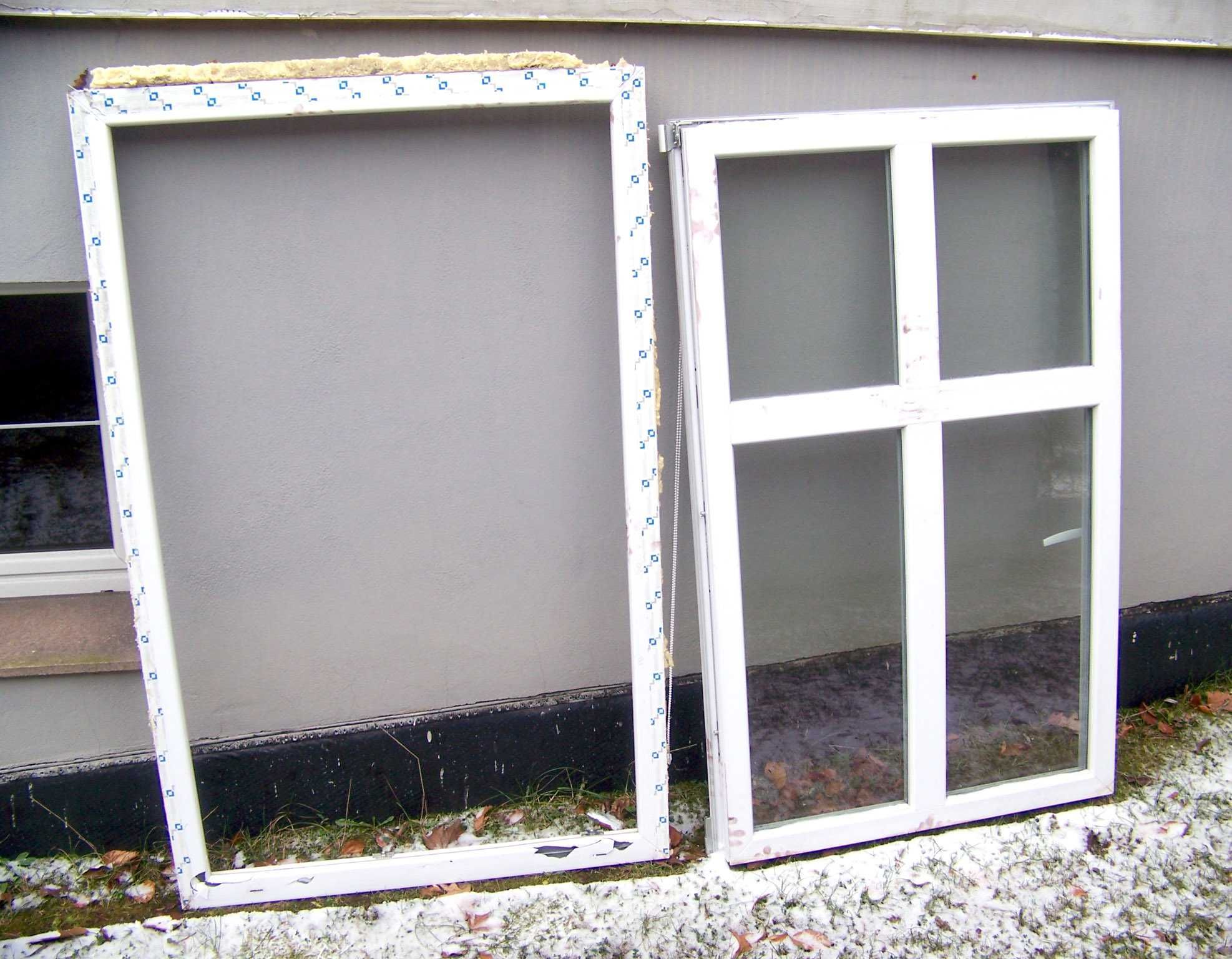Okno PCV z demontażu 163 x 103 cm