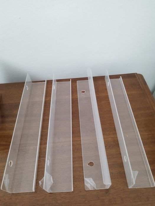 Prateleiras transparentes acrilico