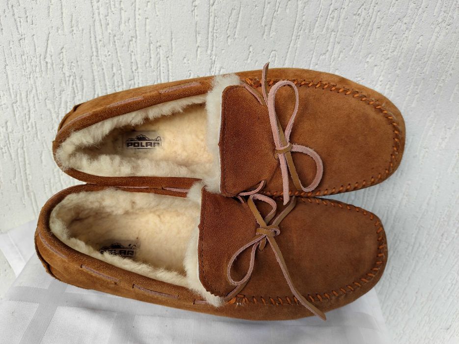 Замшевие угги ,тапочки Polar р.44-45