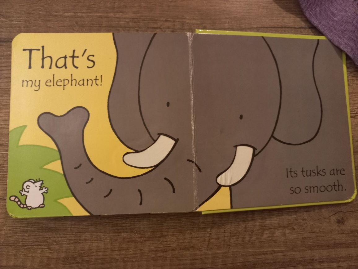 Usborne that's not my elephant Angielska książka dla dzieci po angiels