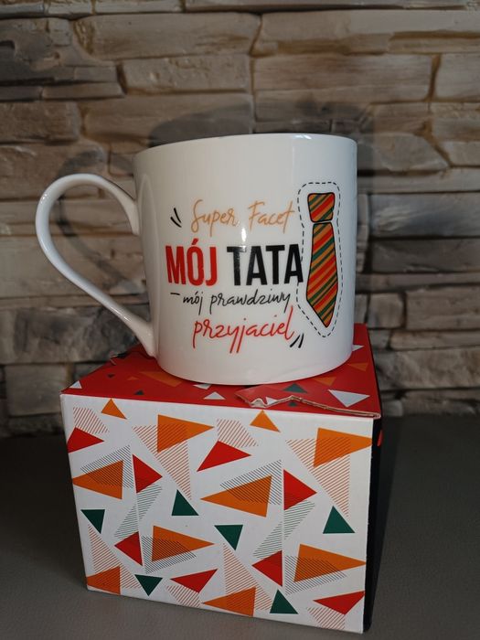 Kubek dla taty, Super facet, mój tata to prawdziwy przyjaciel, nowy