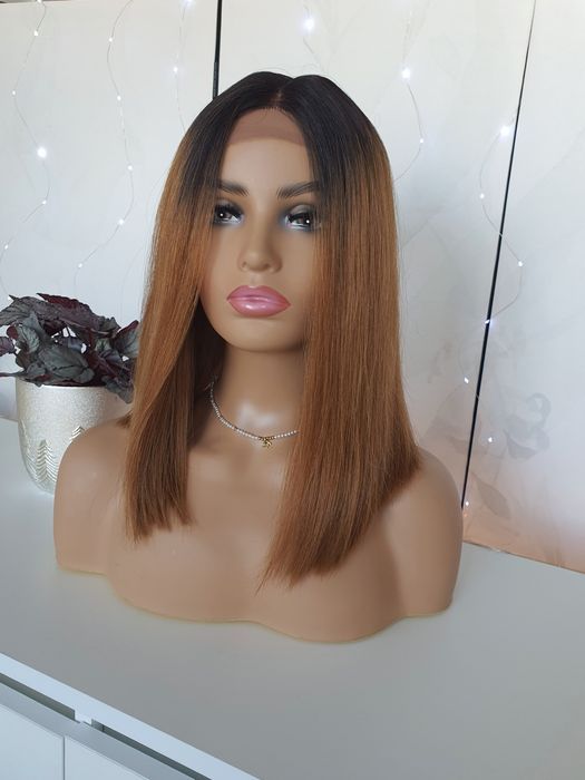 Klara peruka z włosów naturalnych odrost lace front