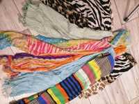 Szaliki apaszki chusty kolorowe długie