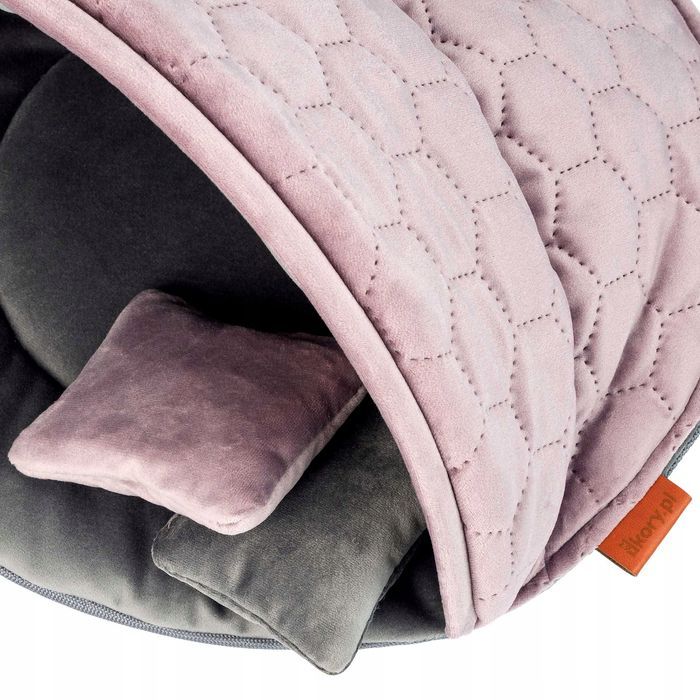 domek legowisko duże posłanie muszla dla gryzonia królika świnki 50x34