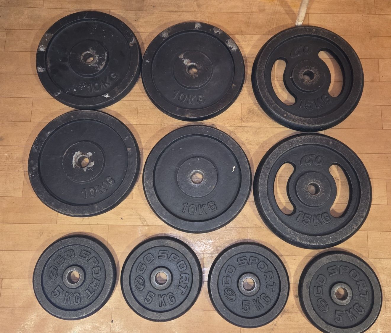 Zestaw do ćwiczeń - 149 kg plus gryfy