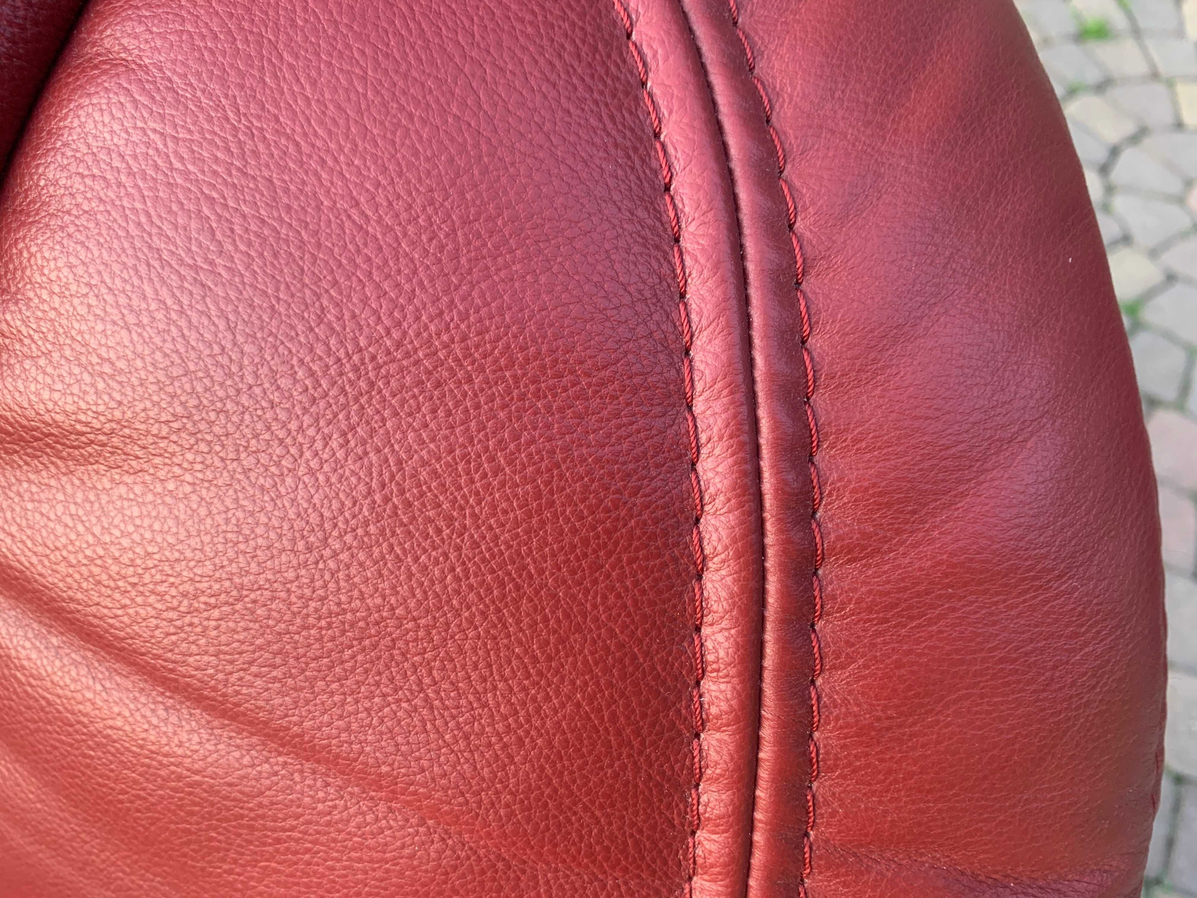 Elastoform niemiecki komplet wypoczynkowy skóra naturalna jak nowy